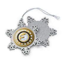 Load image into Gallery viewer, Pewter Snowflake Ornament