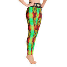 Load image into Gallery viewer, 'Redvig Green' Yoga Leggings
