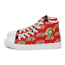 Load image into Gallery viewer, ‘Jump’ Men’s high top canvas shoes
