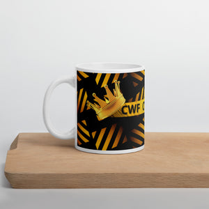 CWF Caution-White glossy mug