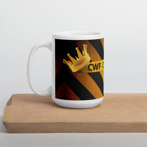 CWF Caution-White glossy mug