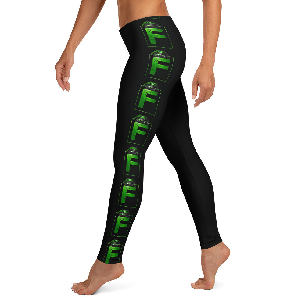 'Rated F' (Emerald) Leggings