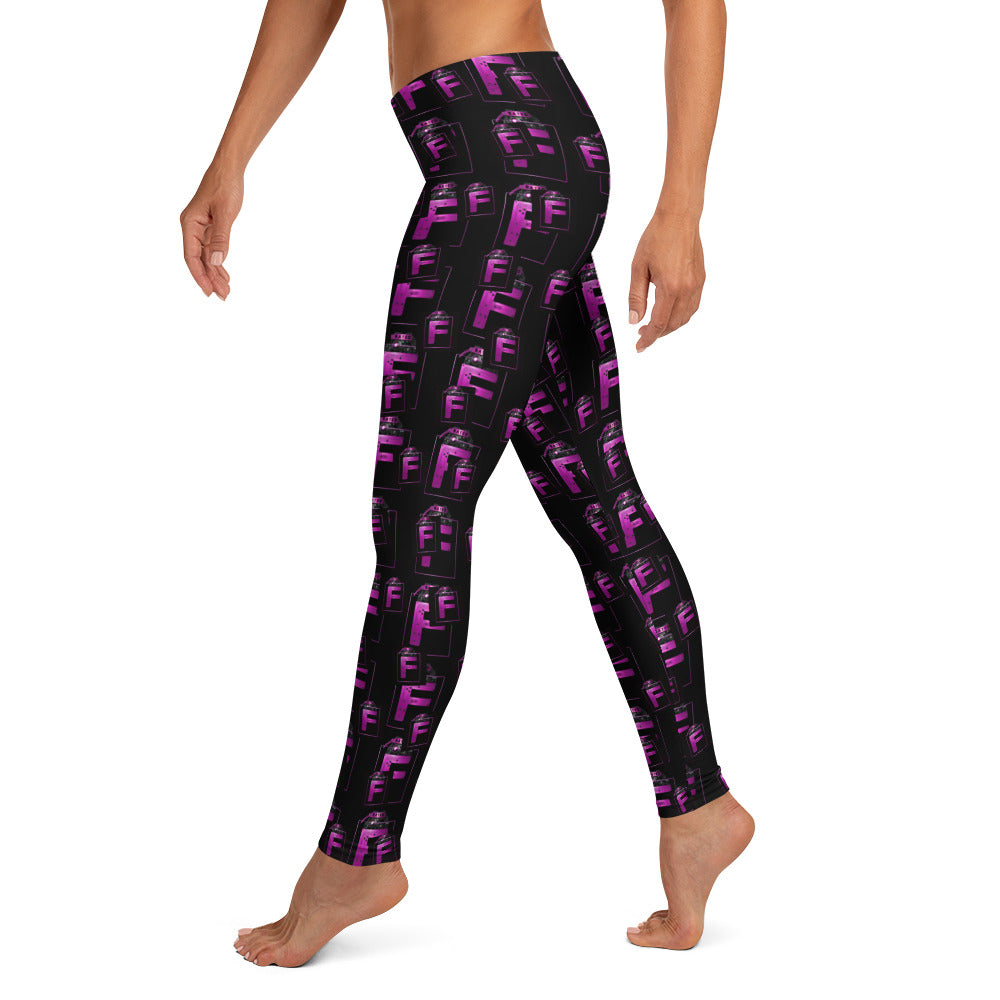 'Rated F' (Magenta) Leggings