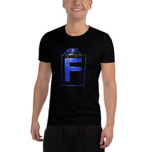 Load image into Gallery viewer, &#39;Rated F&#39; (Cobalt) Men&#39;s Athletic T-shirt