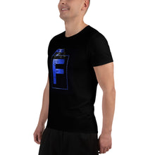 Load image into Gallery viewer, &#39;Rated F&#39; (Cobalt) Men&#39;s Athletic T-shirt