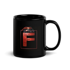 'Rated F' (Ruby) Glossy Mug