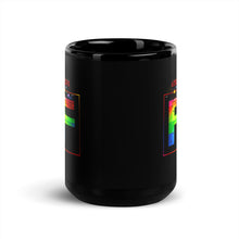 Load image into Gallery viewer, &#39;Rated F (PRIDE)&#39; Black Glossy Mug