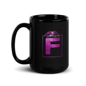 'Rated F' (Magenta) Glossy Mug