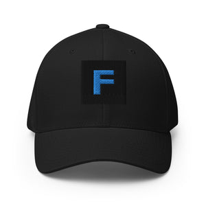 'Rated F' (Cobalt) Structured Twill Cap