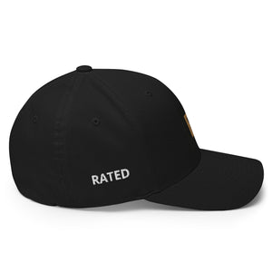 'Rated F' (Gold) Structured Twill Cap