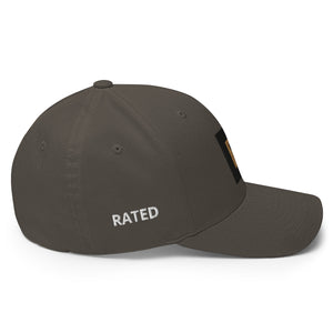 'Rated F' (Gold) Structured Twill Cap