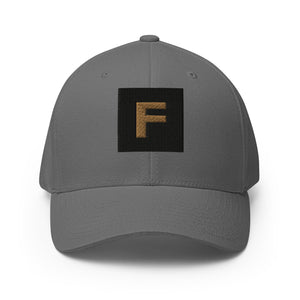 'Rated F' (Gold) Structured Twill Cap