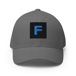 'Rated F' (Cobalt) Structured Twill Cap