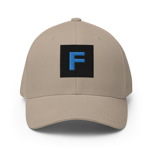 'Rated F' (Cobalt) Structured Twill Cap