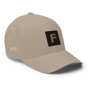 'Rated F' (Gold) Structured Twill Cap