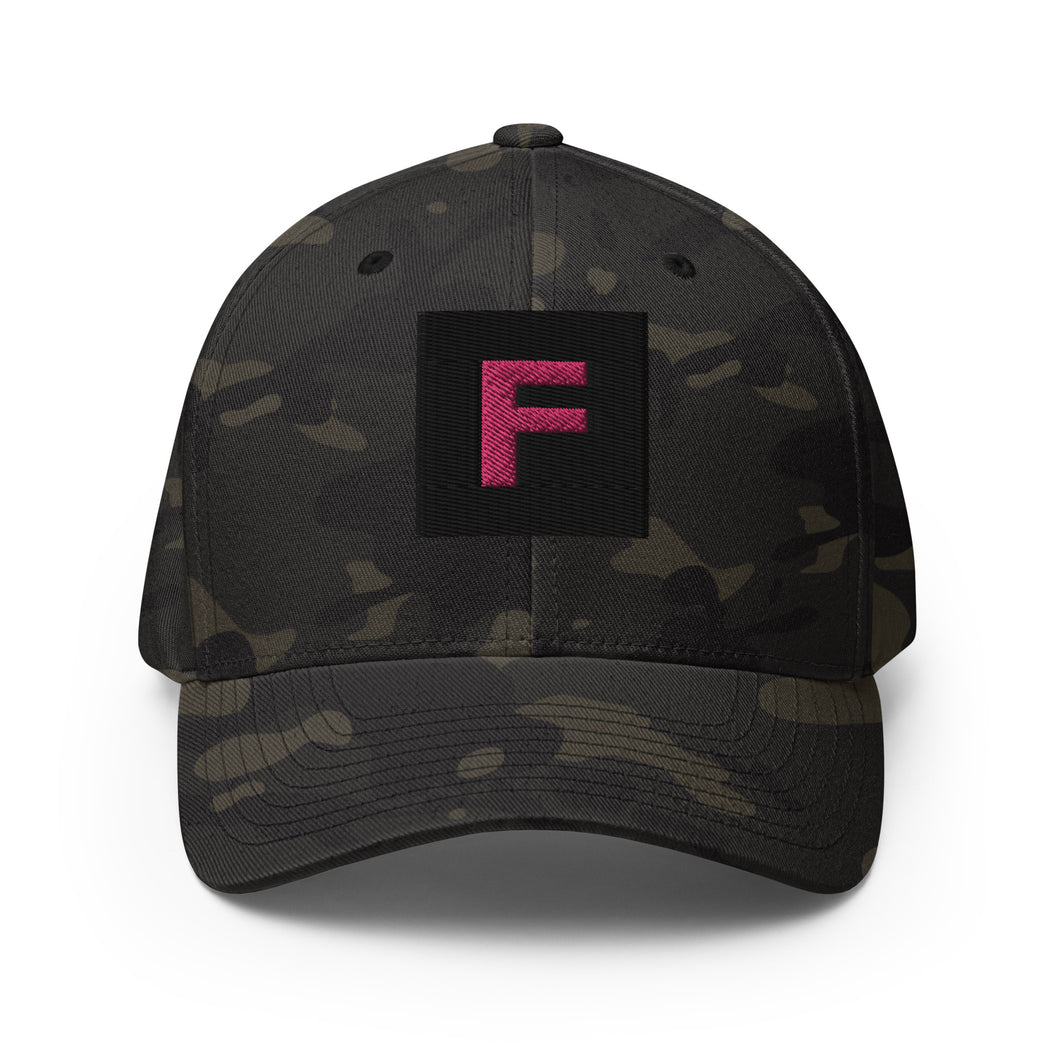 'Rated F' (Magenta) Structured Twill Cap