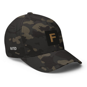 'Rated F' (Gold) Structured Twill Cap