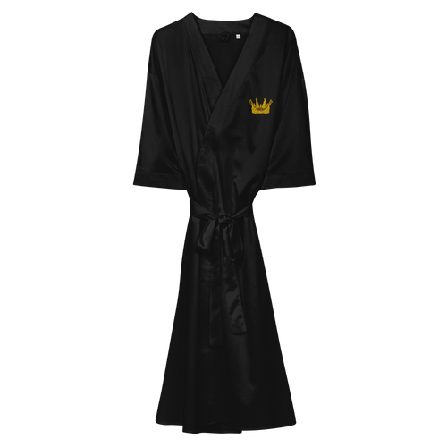 'King Crown' Satin robe