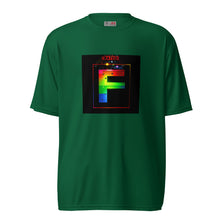 Load image into Gallery viewer, &#39;Rated F (PRIDE)&#39; Unisex performance crew neck t-shirt