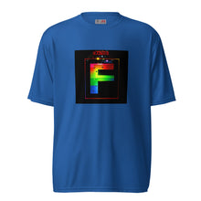 Load image into Gallery viewer, &#39;Rated F (PRIDE)&#39; Unisex performance crew neck t-shirt