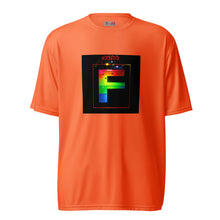 Load image into Gallery viewer, &#39;Rated F (PRIDE)&#39; Unisex performance crew neck t-shirt