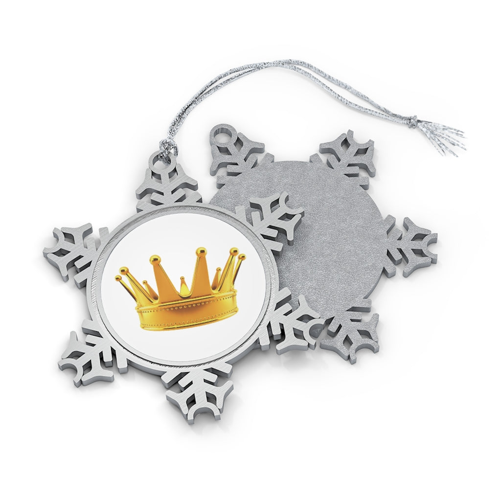 Pewter Snowflake Ornament