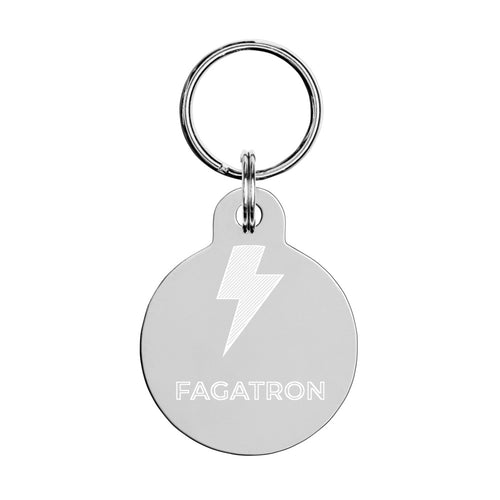 ‘King of Galaxia’ Engraved pet ID tag