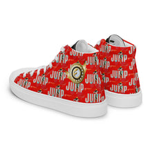 Load image into Gallery viewer, ‘Jump’ Men’s high top canvas shoes