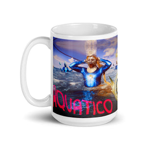 December “Aquatico” Glossy Mug